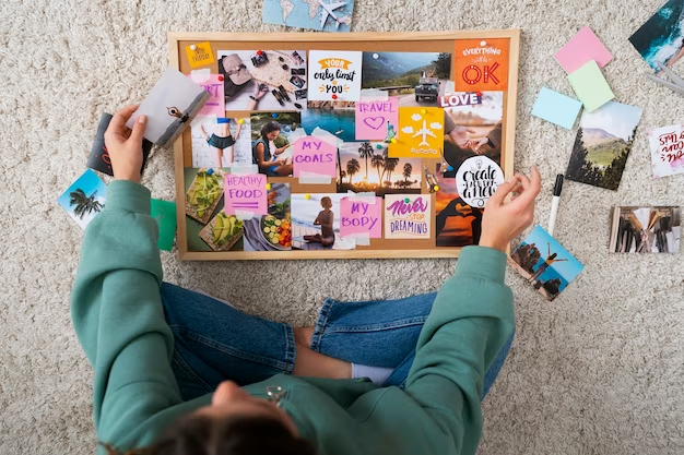 Learn how to create a vision board and manifest your dreams - step-by-step guide